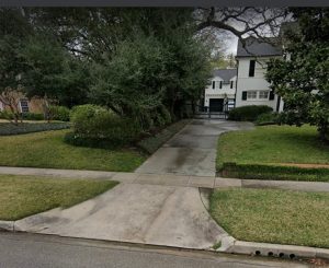Driveway Pressure Washing in Houston